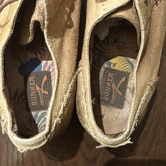 Bunker leather shoes - real leather size USA 10 - Picture 6 of 7